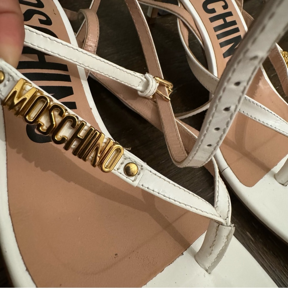Moschino Ankle Strap Thong Sandal (Women) - Picture 6 of 9